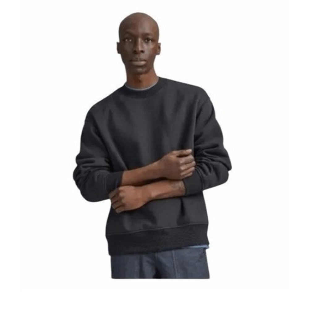 Everlane The Track Crewneck Sweatshirt Dark Heather Gray XS‎